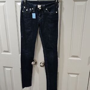 Classic Blue Skinny Jeans with Sleek Fit